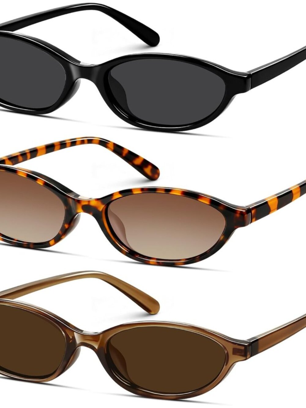 Stylish UV400 Retro Oval Sunglasses - Perfect Fashion Accessory for Small Faces